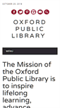 Mobile Screenshot of oxfordlib.org